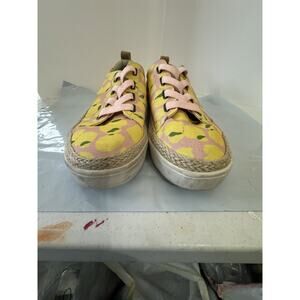 Spenco woman’s sneaker 8.5 yellow pink green